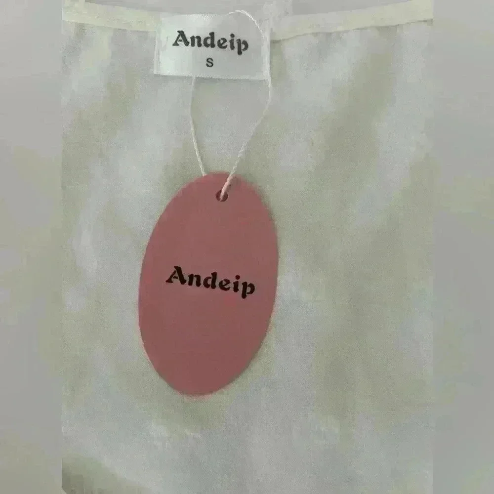ANDEIP- Beach‎ Coverup- Size Small- off-white